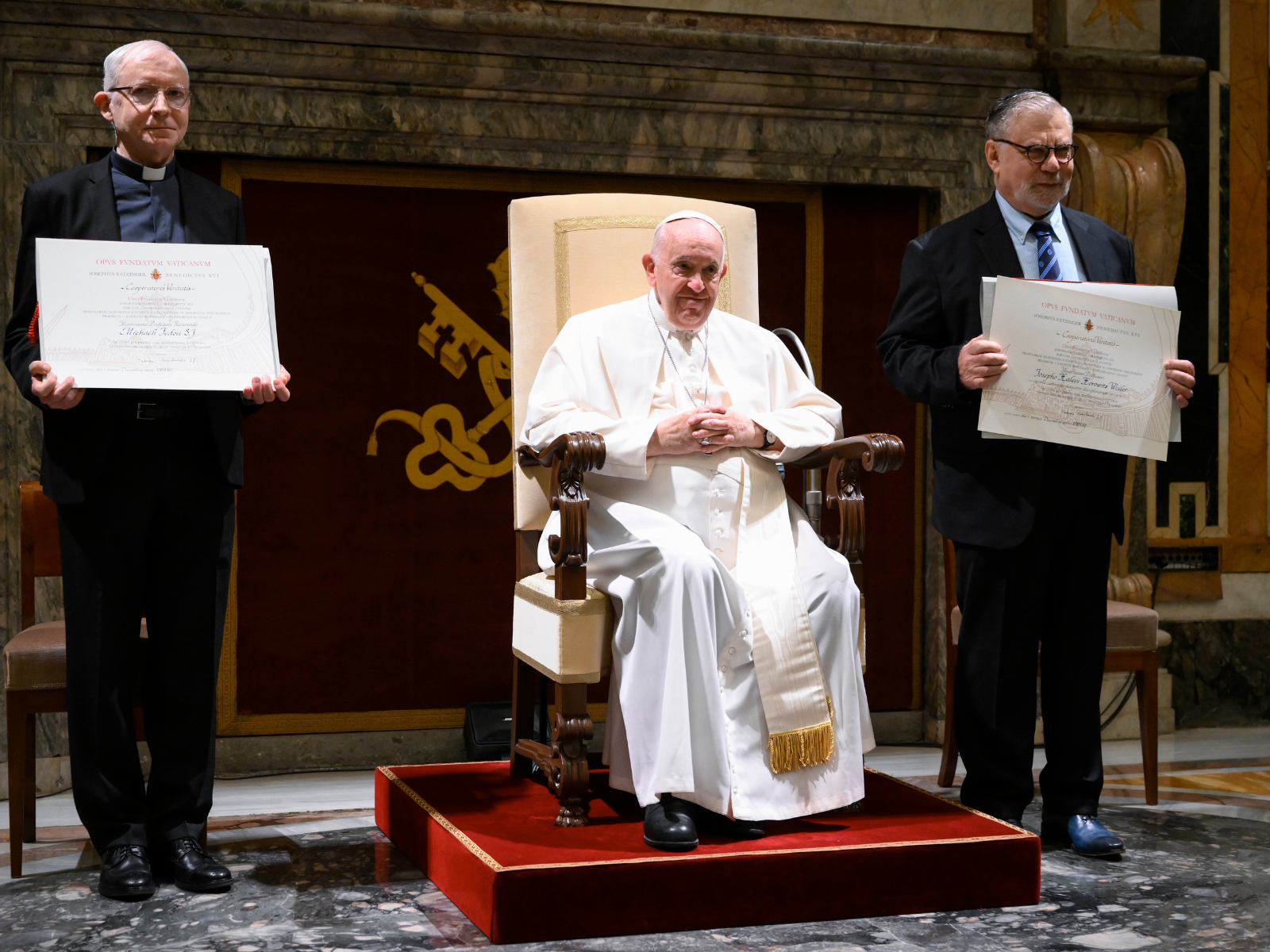 El Papa pronuncia el discurso del Premio Ratzinger: “líneas de