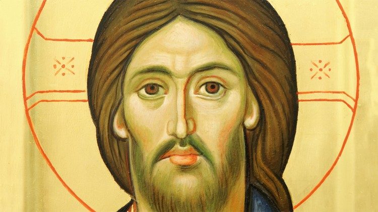 Icono de Jesucristo, pan de vida.  El es el camino, la verdad y la vida