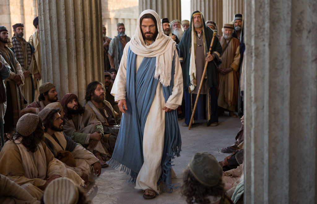 Jesús enseña a los fariseos