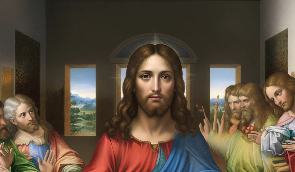 Rostro de Jesús: 7 imágenes impactantes que debes ver 12 El Cristo de "La Última Cena" de Leonardo da Vinci