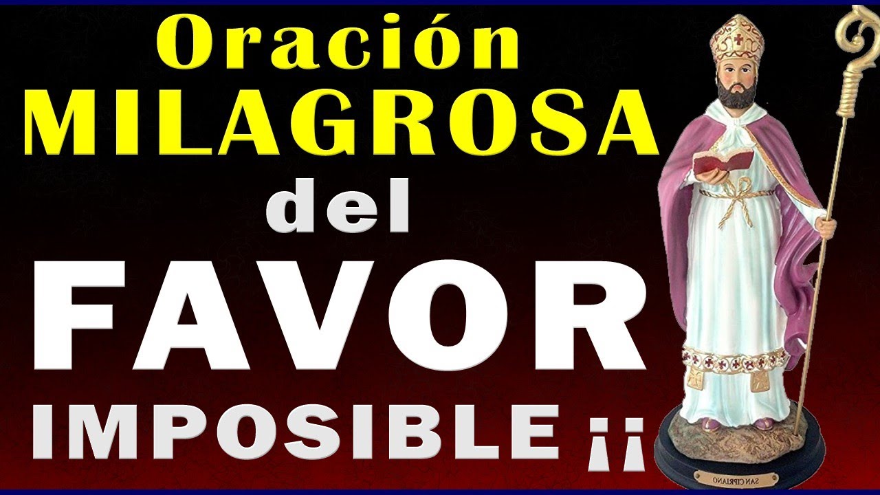 oración a san cipriano para pedir un favor urgente