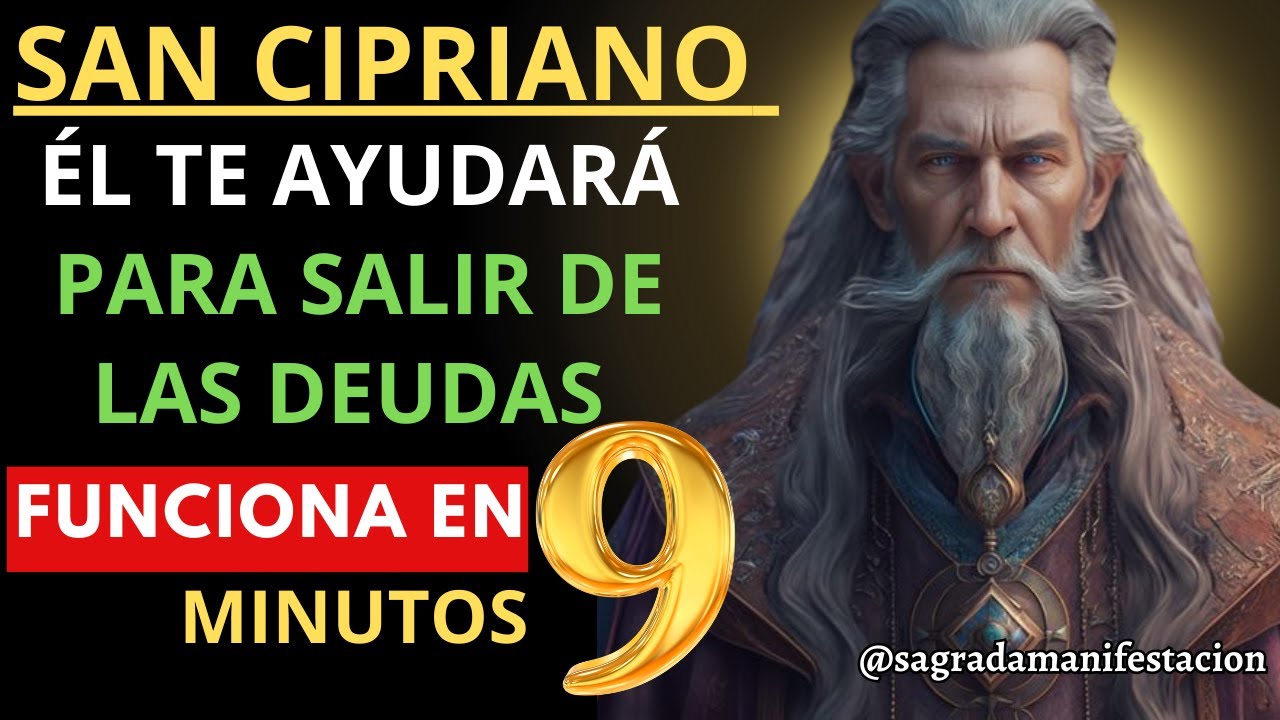 oración a san cipriano para salir de deudas