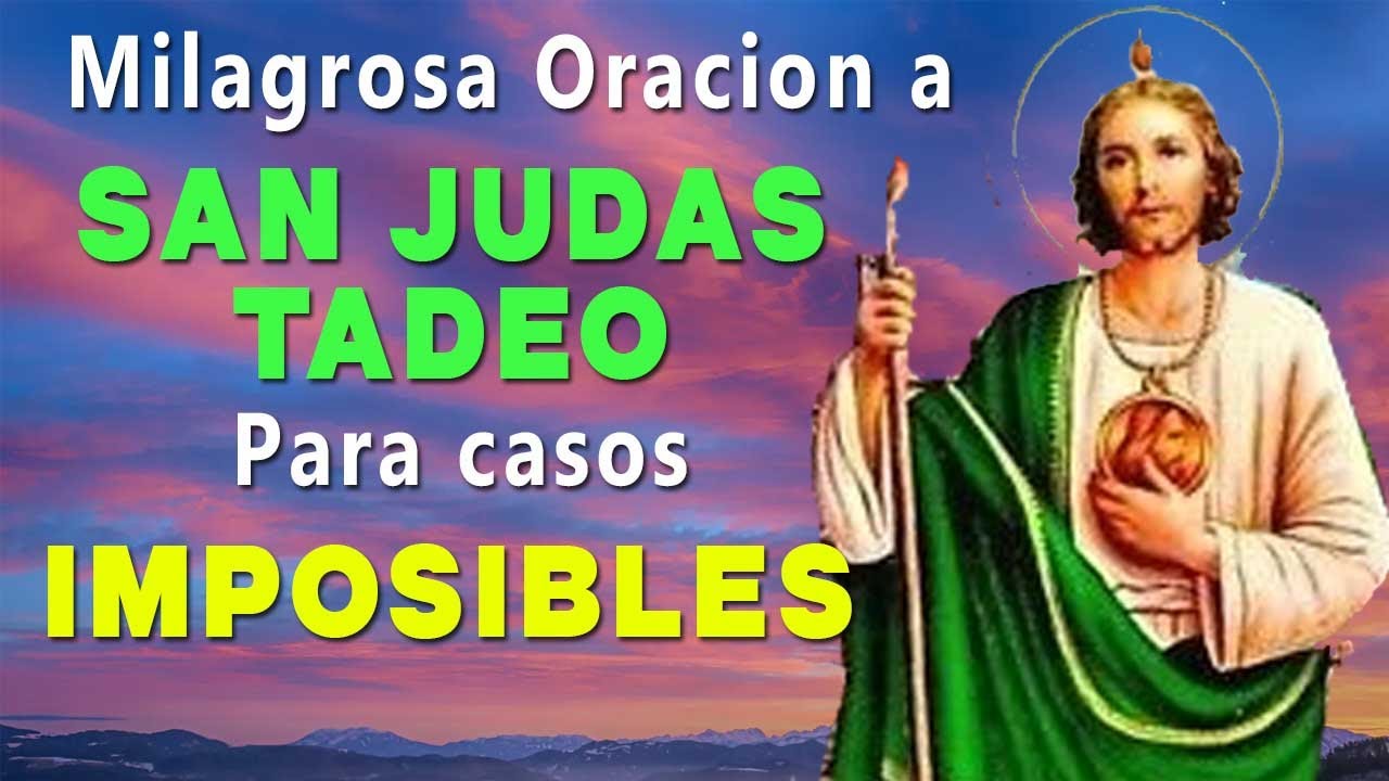Oración a San Judas Tadeo: Abogado de los Casos Difíciles 5 oracion a san judas tadeo abogado de los casos dificiles