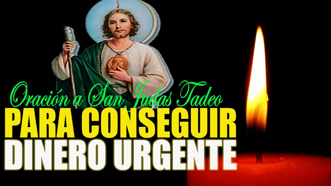 oración a san judas tadeo para un milagro economico