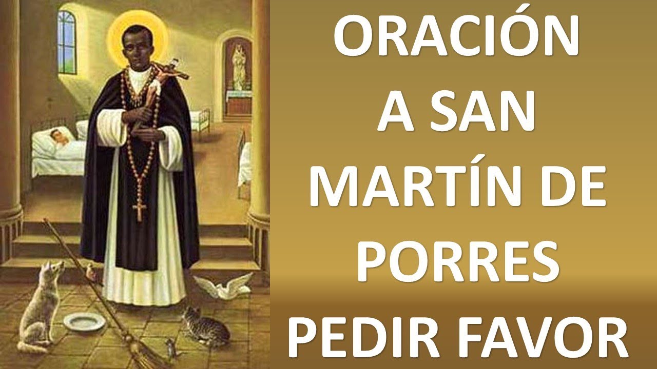cómo escribir una oración a san martín de porres