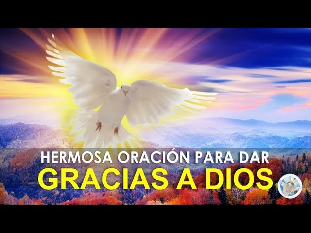 hermosa oración para dar gracias a dios