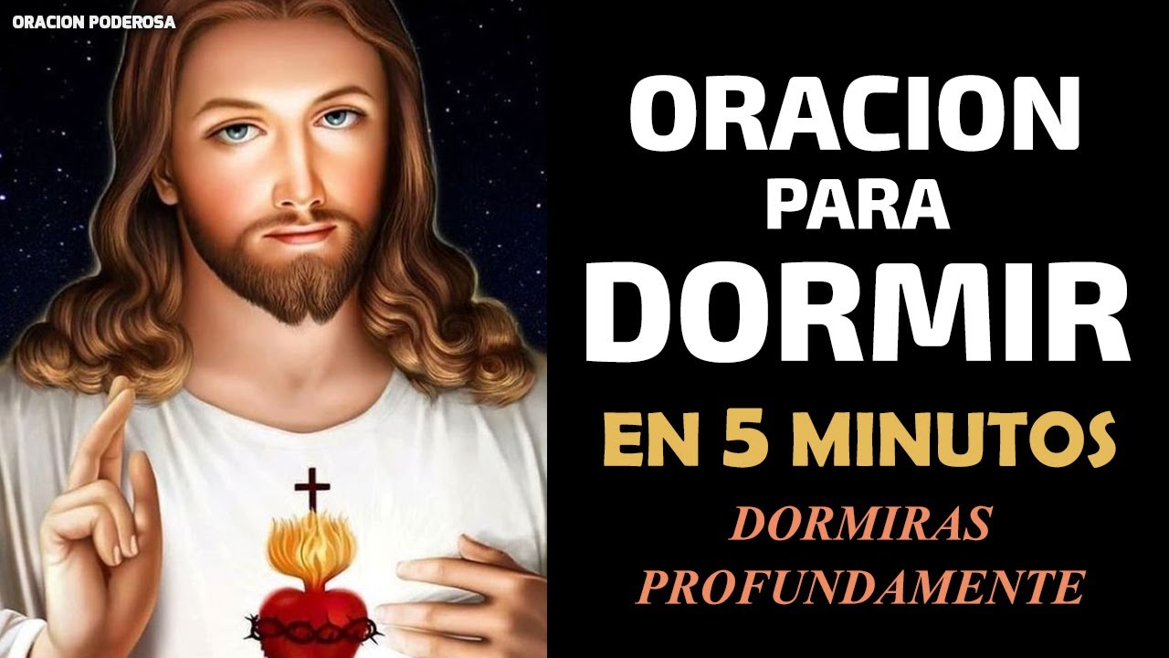 oracion a jesus para dormir bien