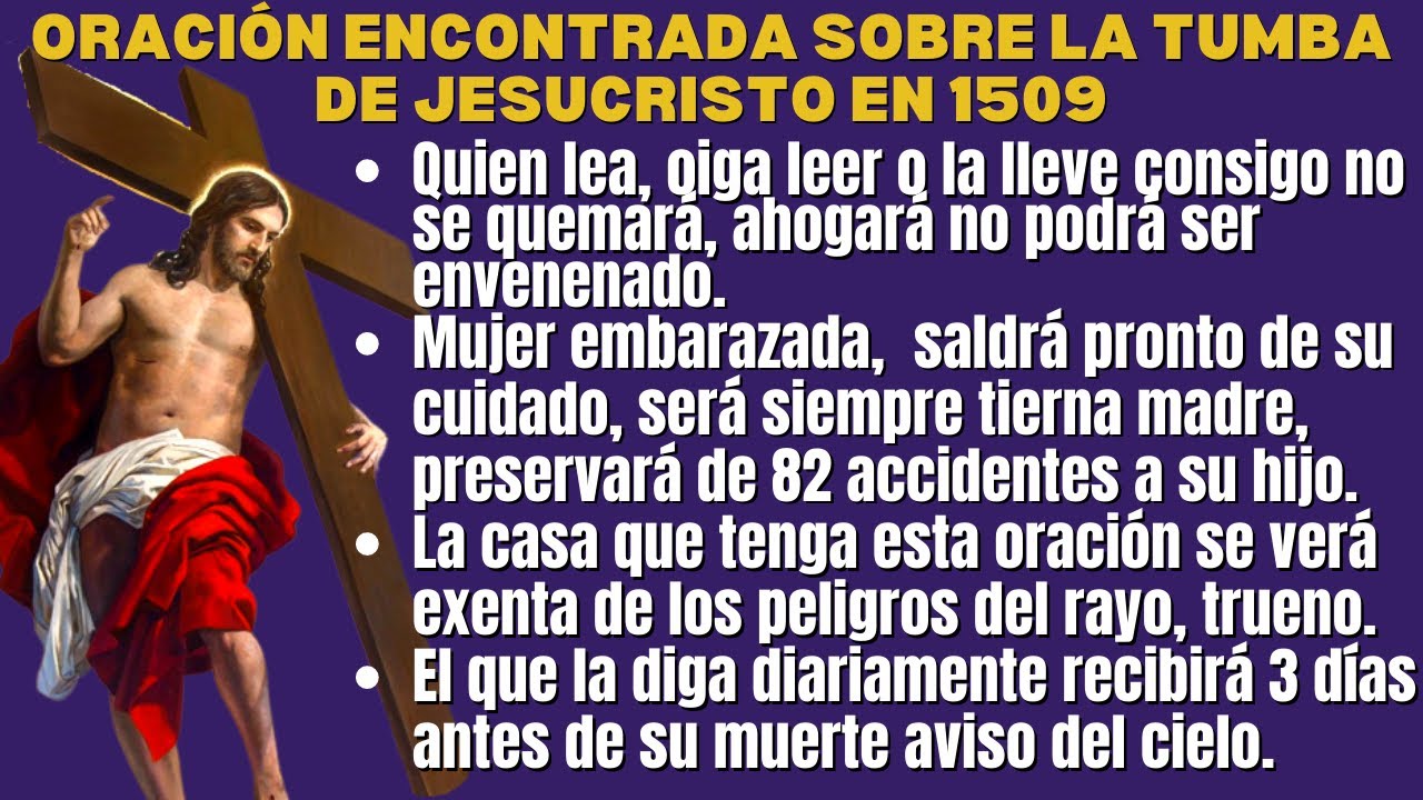Oración a la Santa Cruz de Jerusalen: Promesas de Nuestro Señor 4 oración a la santa cruz de jerusalen promesas de nuestro señor
