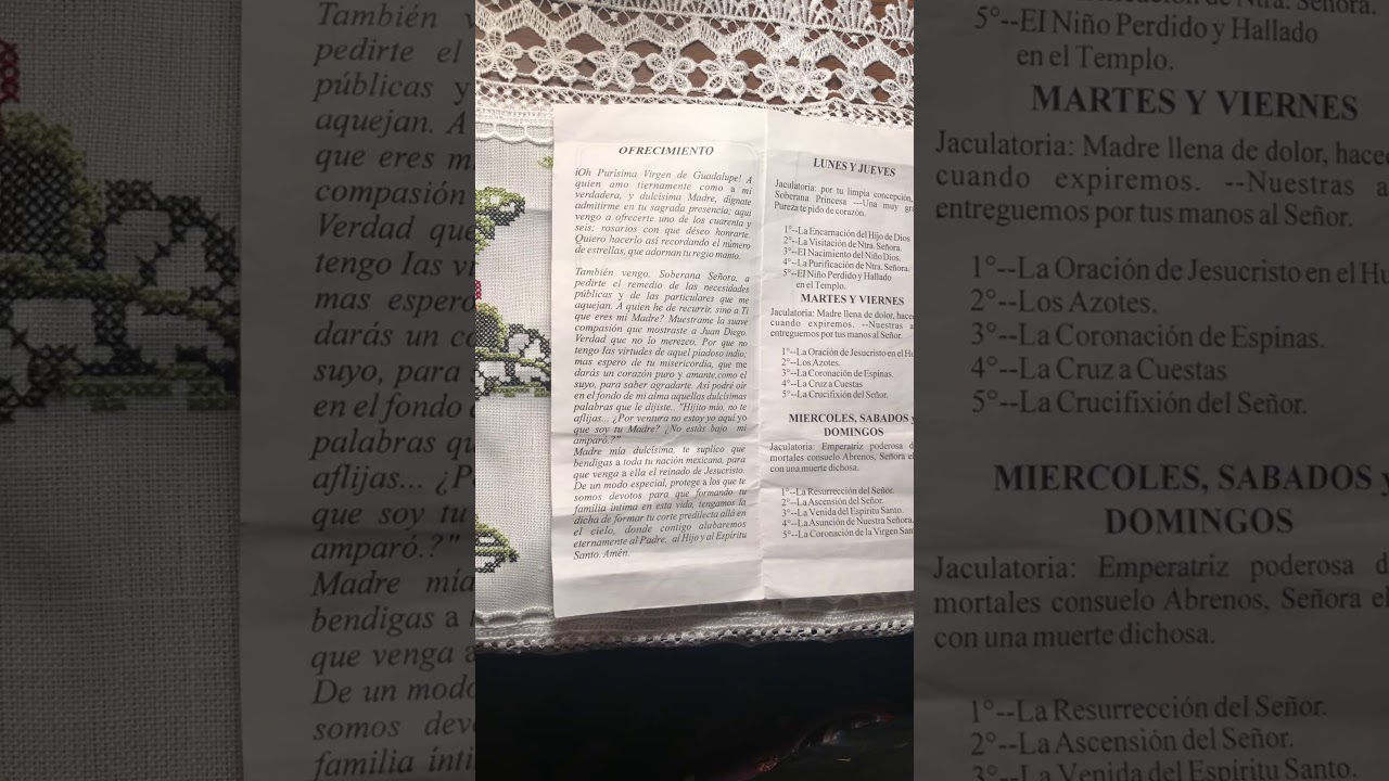 Oración a la Virgen de Guadalupe para los 46 rosarios: guía completa, texto y oraciones 1 oracion a la virgen de guadalupe para los 46 rosarios