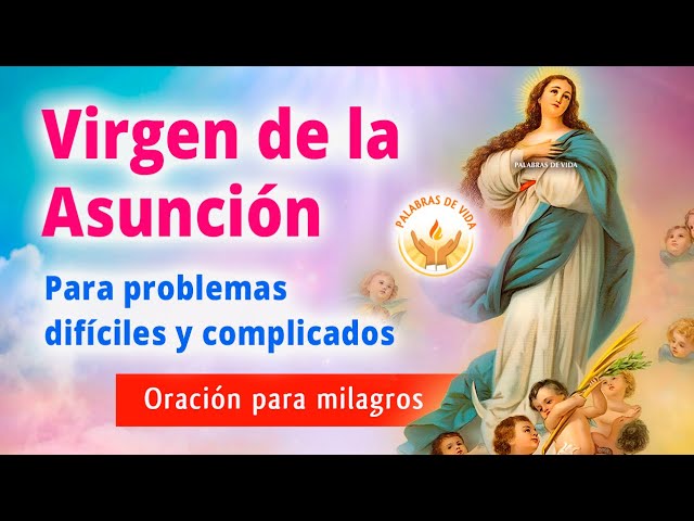oracion a la virgen maria asuncion