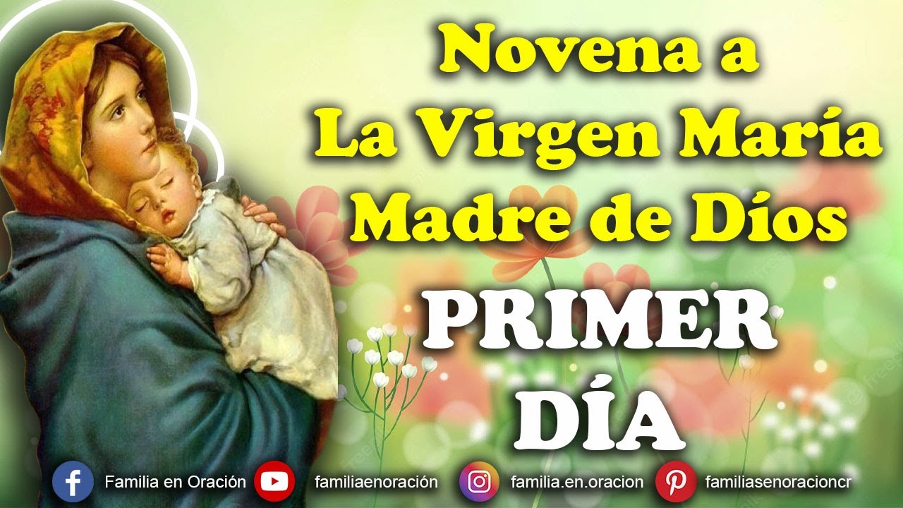oración a la virgen maría novena