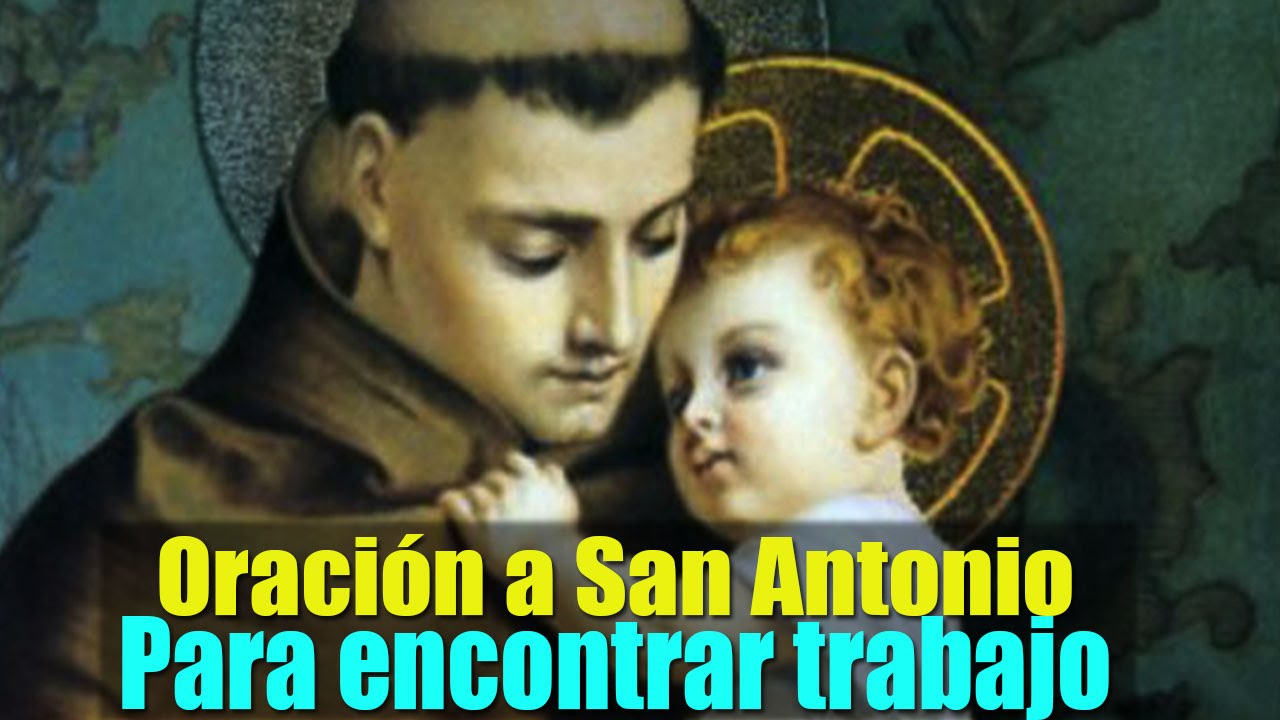 oracion a san antonio para conseguir trabajo