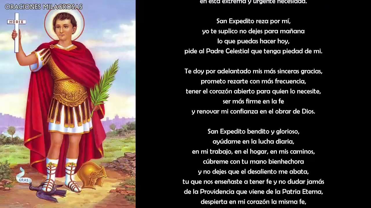Oración a San Expedito tres días milagrosa y poderosa: guía práctica para pedir ayuda y milagros 5 oracion a san expedito tres días milagrosa y poderosa