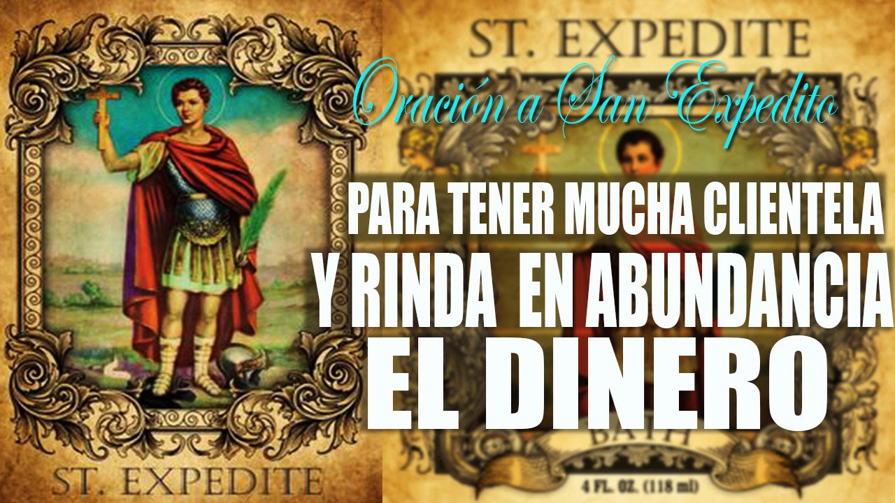Oración a San Expedito Video: Oración Poderosa para Urgencias y Milagros 4 oracion a san expedito video