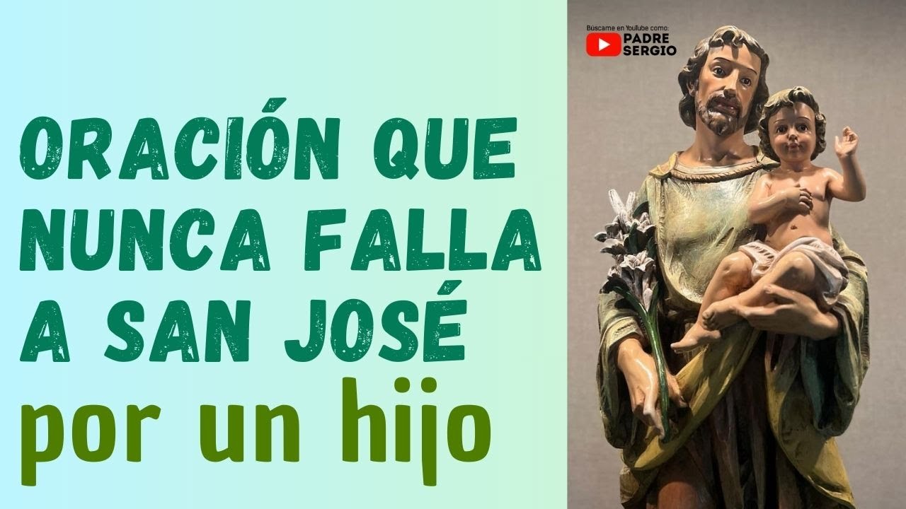 Oración a San José dormido por mis hijos: protección y paz para la familia 1 oracion a san jose dormido por mis hijos