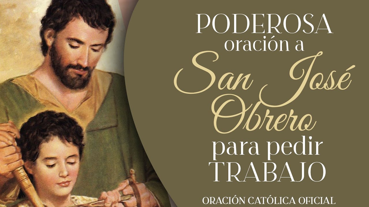 Oración a San José para conseguir trabajo 1 oracion a san jose trabajo