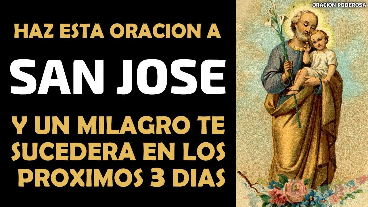 Oración a san josé tres días: guía para pedir ayuda 5 oración a san josé tres días