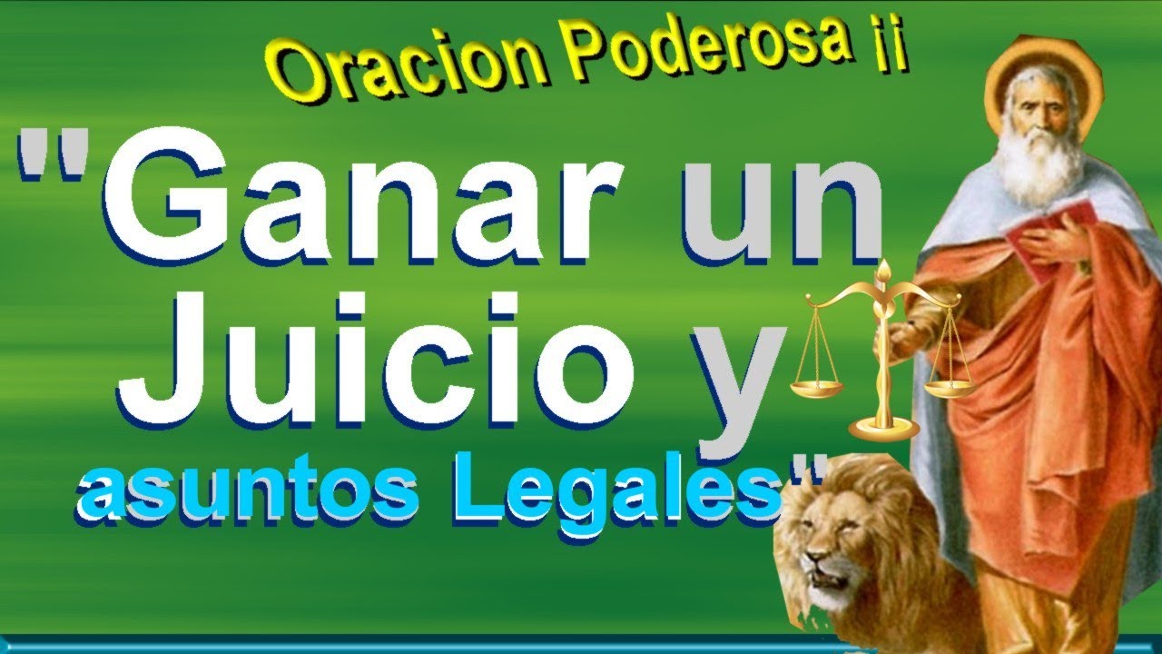 oración a san marcos de león para ganar un juicio