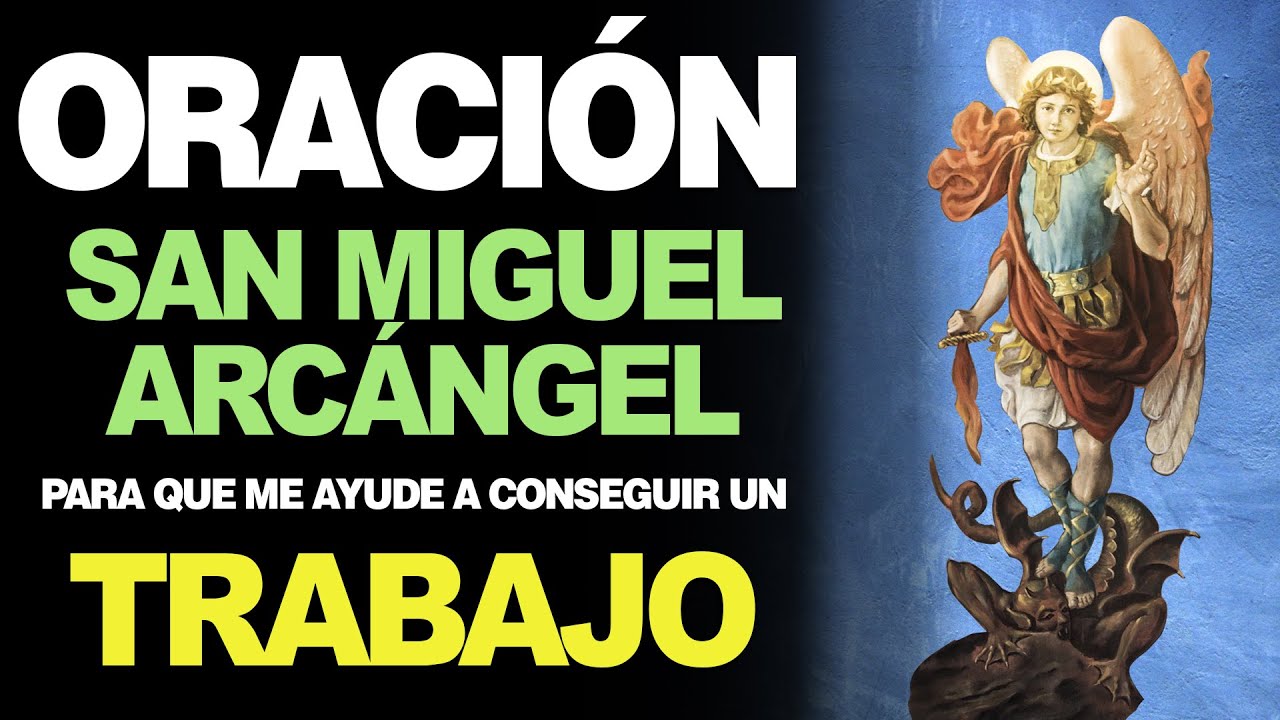 oración a san rafael para pedir trabajo