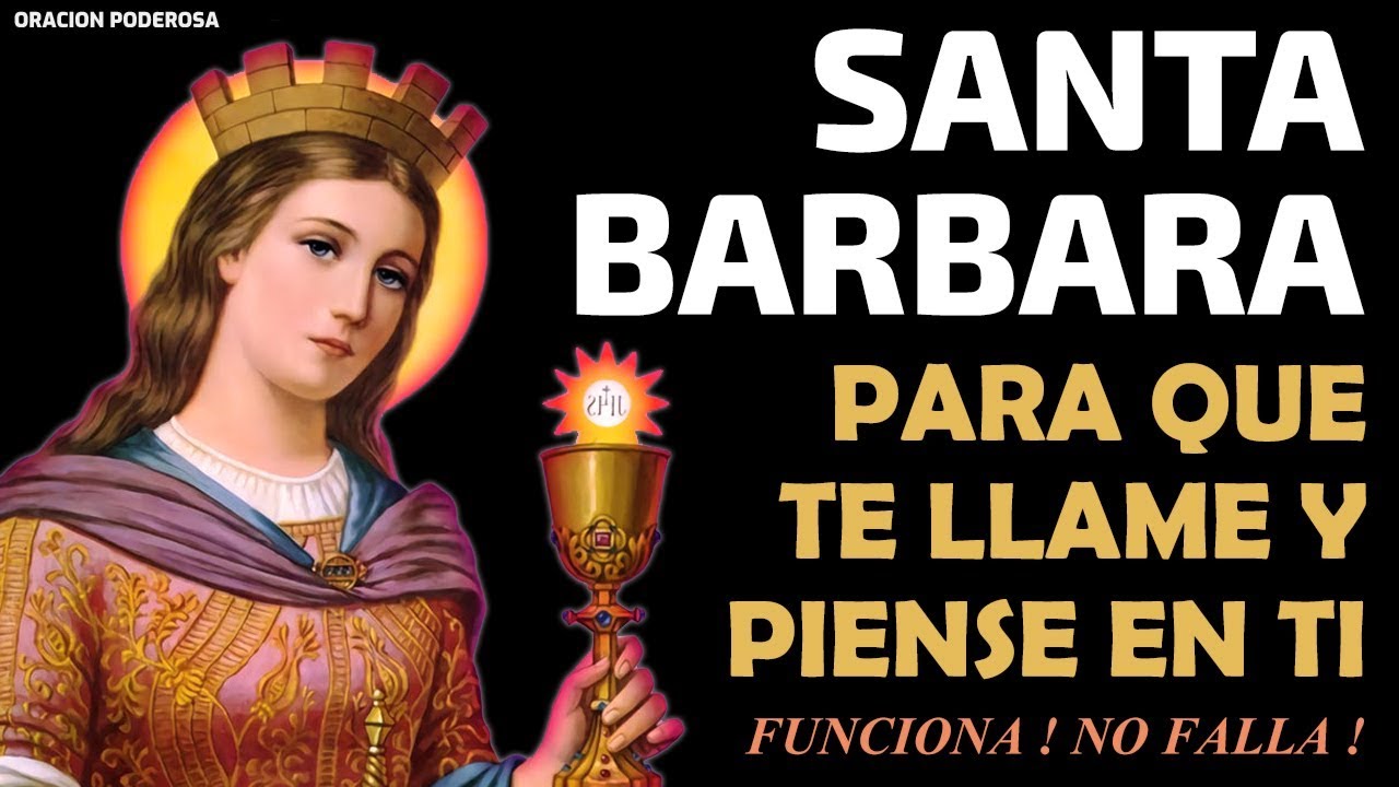 Oración a Santa Bárbara para el amor: guía práctica para pedir su ayuda y atraer el amor verdadero 1 oracion a santa barbara amor