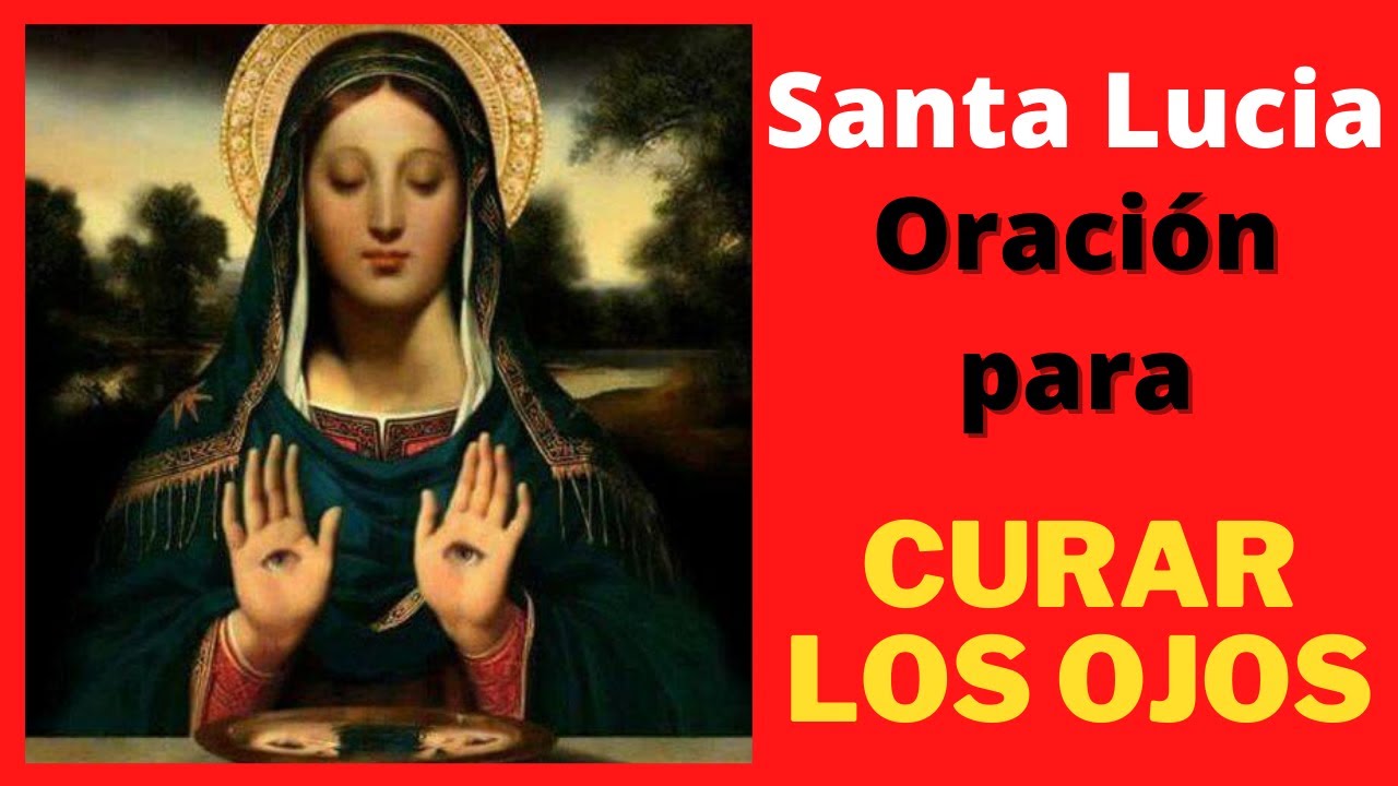 oración a santa lucía por los ojos