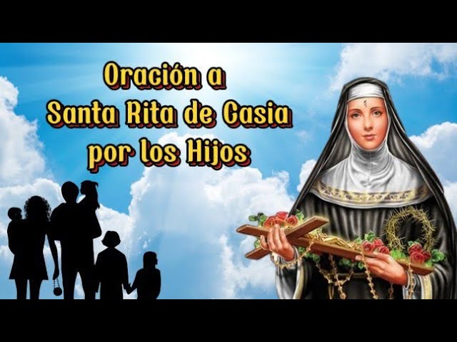 oración a santa rita por un hijo