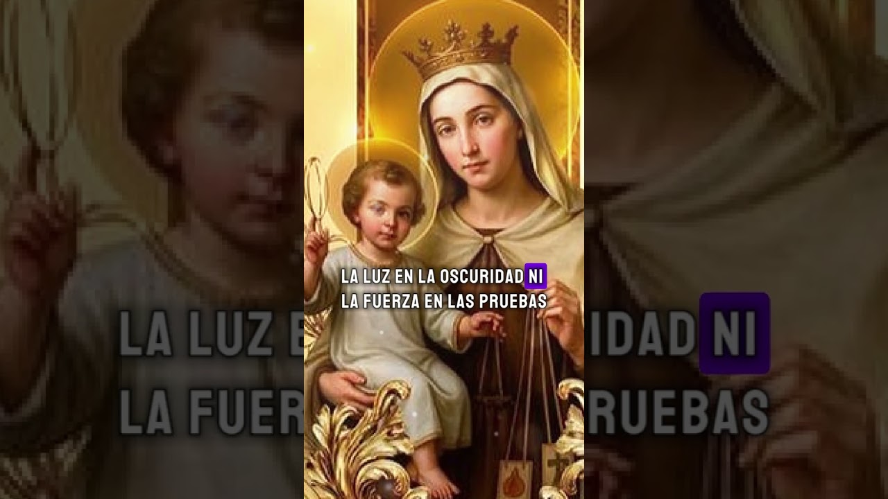 Oración corta a la Virgen del Carmen para niños: una plegaria simple para pedir protección 5 oracion corta a la virgen del carmen para niños