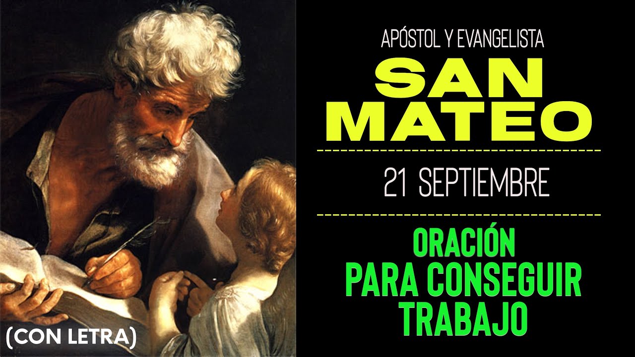 Oración corta a San Mateo: plegaria breve para pedir guía y protección 4 oracion corta a san mateo