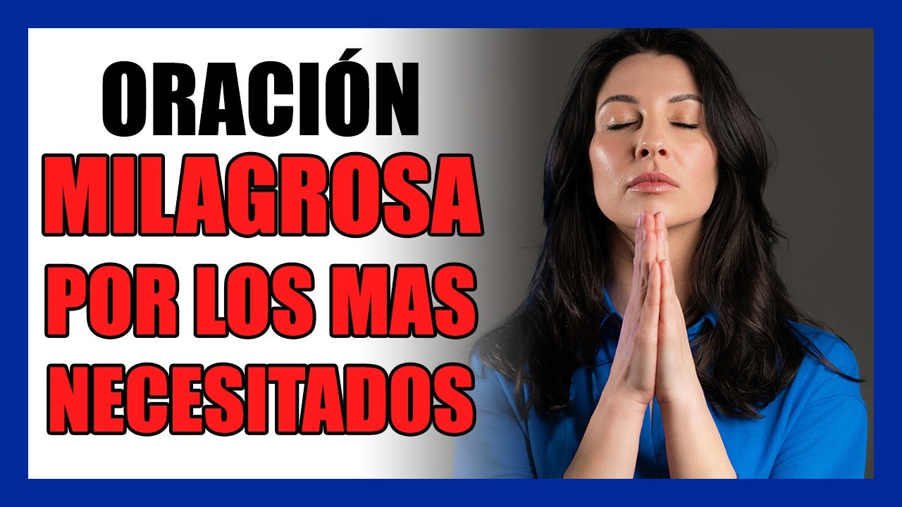 oración por los enfermos y necesitados
