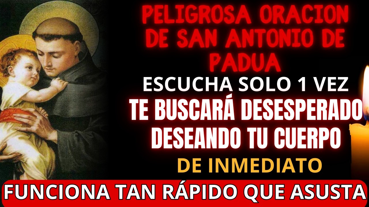 Oracion San Antonio de Fuego Estampa: Oracion Poderosa para Proteccion y Milagros 1 oracion san antonio de fuego estampa